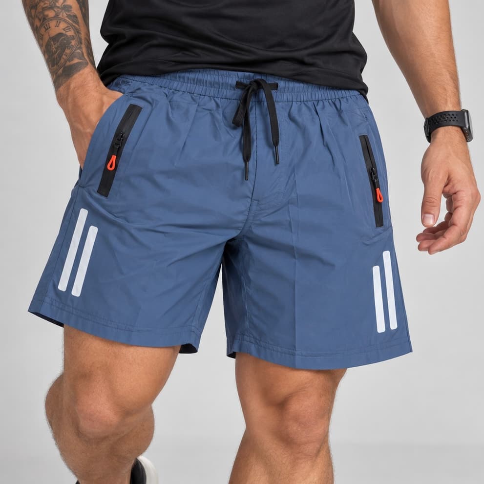 Short Esportivo Performance | Azul Pavão